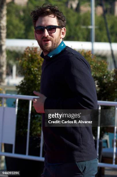 Actor Raul Arevalo attends 'Memorias de un Hombre en Pijama' photocall during the 21th Malaga Film Festival on April 14, 2018 in Malaga, Spain.