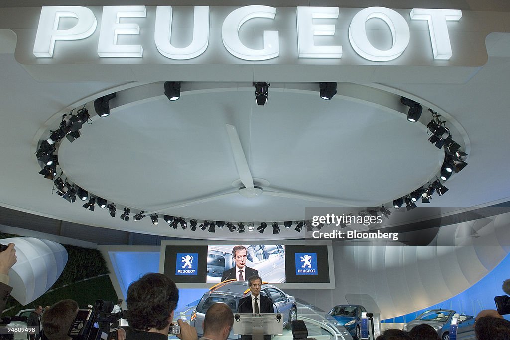 Frederic Saint Geours, chief executive officer of Peugeot, s