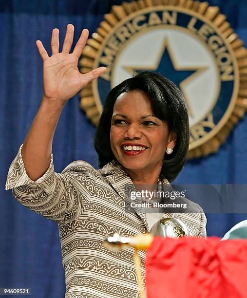 Condoleezza Rice Wave American Legion Council Photos and Premium High Res Pictures - Getty Images