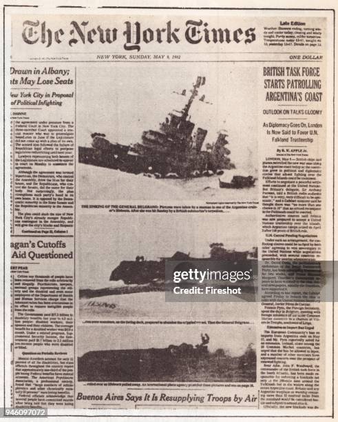 Falklands War-The New York Times, General Belgrano sunk. The Falklands War, Falklands Conflict or Falklands Crisis, was a 1982 war between Argentina...