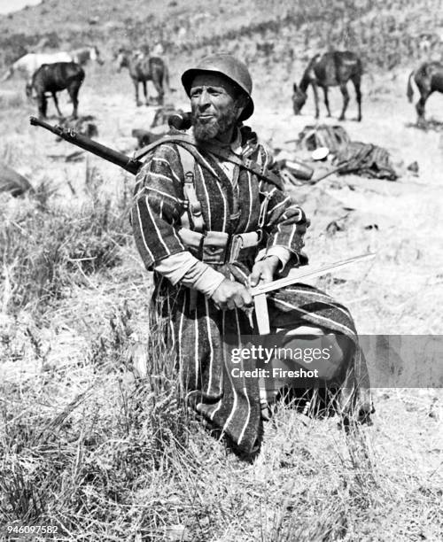 World War-Italy World War II-1944 Soldier of the Moroccan French Expeditionary Corps in Italy said Goumiers. These soldiers were guilty of violence...