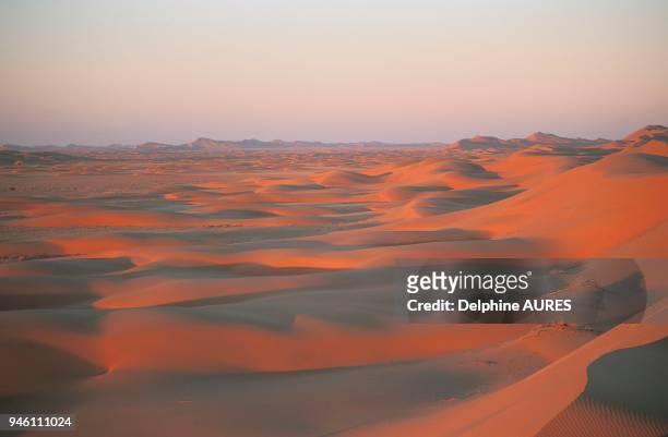 Le Rub Al Khali est le plus vaste d?sert de dunes rouges du monde, et s'?tend sur plusieurs pays de la p?ninsule arabe, principalement en Arabie...
