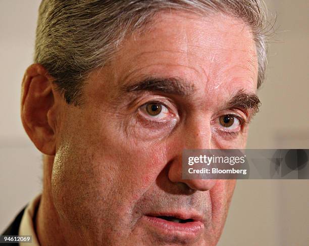 Robert Mueller, director of the Federal Bureau of Investigation , answers questions by the media at the Council on Foreign Relations in New York,...