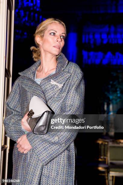 Roberta Ruiu during the Milan Fashion Week. Milan , february 23, 2017