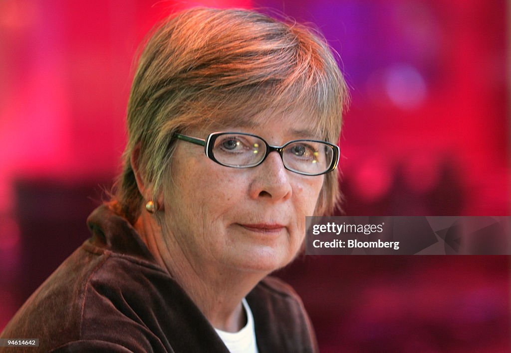 Barbara Ehrenreich, author of Dancing in the Streets, poses