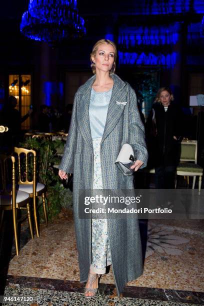 Roberta Ruiu during the Milan Fashion Week. Milan , february 23, 2017