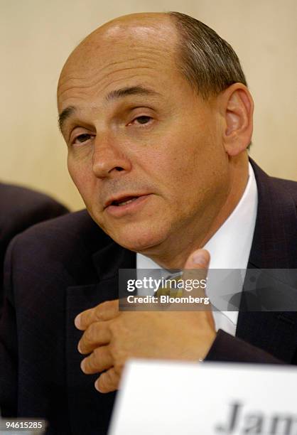 Edward E. Nusbaum, executive partner and chief executive officer of Grant Thornton, LLP, speaks during a meeting of the new SEC Advisory Committee on...