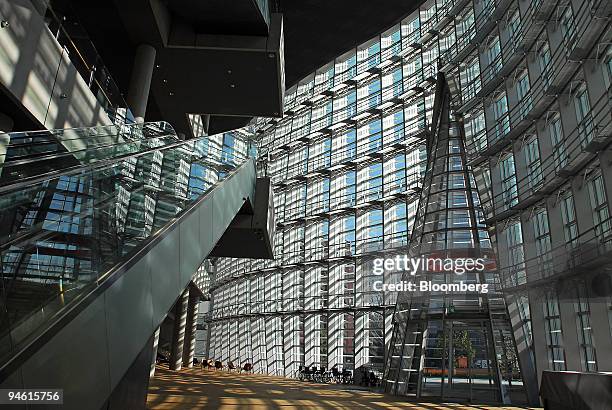 The lobby of the new National Art Center in Tokyo, Japan, on Wednesday, January 10, 2007. The new building, which is designed by architect Kishi...