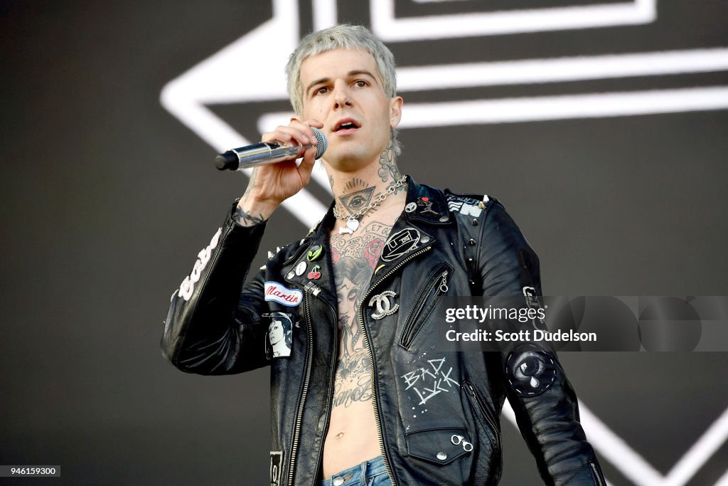 Jesse Rutherford Singer Jesse Rutherford of the band The Neighbourhood performs on the ...