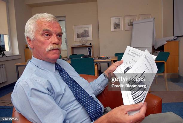 Lohn Lyng, Det Norske Veritas senior vice president speaks during an interview in Gdansk, Poland, on Monday, Sept. 3, 2007. Gdansk, whose shipyard...