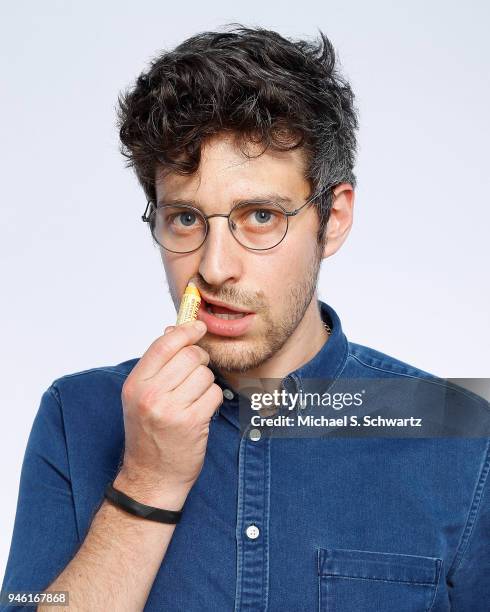 Comedian Zack Bornstein poses during his appearance at The Ice House Comedy Club on April 13, 2018 in Pasadena, California.