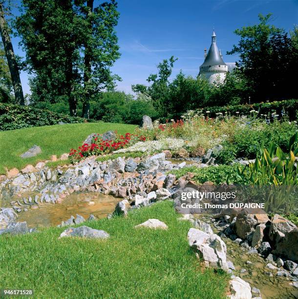 Festival des Jardins de Chaumont/Loire . Nom du jardin 'Every garden is a vortex' cr?ation : F.Takano Landscape Planning, Japon. Fumiaki Takano est...