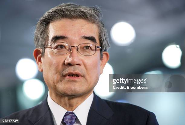 Masayuki Hirata, chief financial officer of NTT DoCoMo Inc., speaks during an interview on the sidelines of the CommunicAsia telecommunications show...
