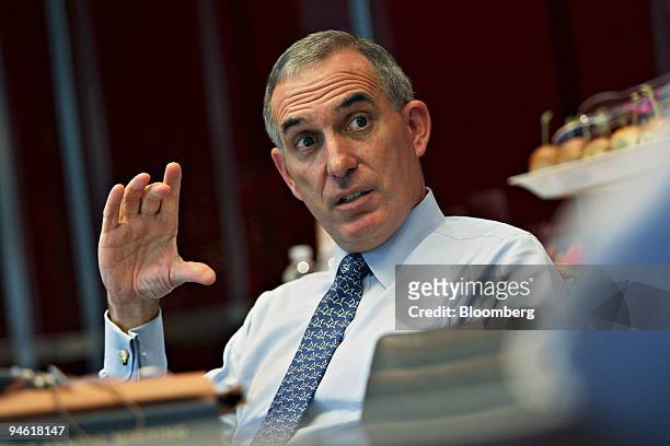 Lewis Hay, chairman and chief executive officer of FPL Group Inc., speaks during a meeting in New York, U.S., on Wednesday, September 26, 2007.