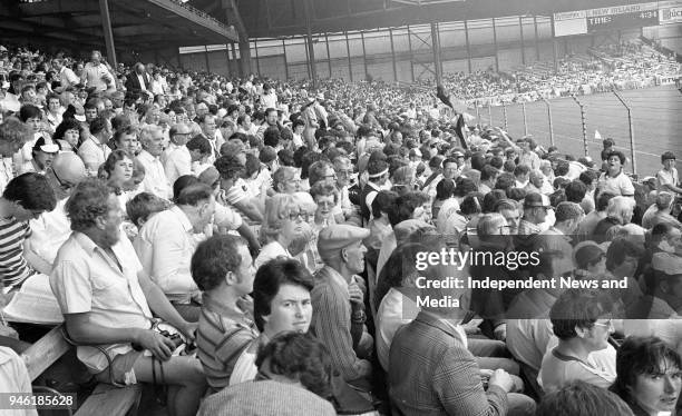 Supporters at the Leinster Hurling Final in Croke Park,
