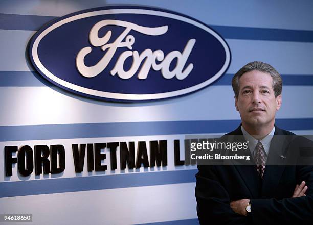 Tim Tucker, general director of Ford Vietnam Ltd , is pictured at his office in Hanoi, Vietnam on Tuesday, August 22, 2006.