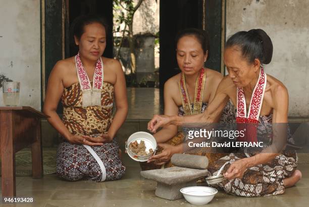 Le Jamu javanais, est l'art traditionnel de soigner par les plantes, le corps et l'esprit. Au Kraton, le palais de Jogjakarta, les femmes perp?tuent...