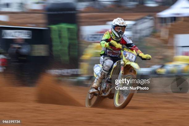Anne Borchers in Suzuki - WMX in action during the MXGP World Championship 2018 Race of Portugal, on April 14, 2018 in Agueda, Portugal.