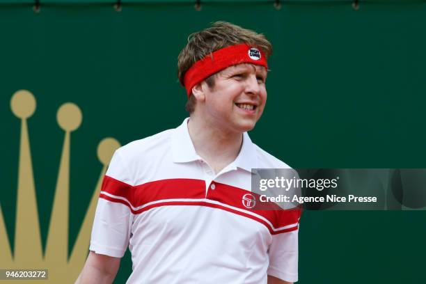 Josh Widdicombe comedian during the Masters 1000 Monte Carlo, Day 1, at Monte Carlo on April 14, 2018 in Monaco, Monaco.