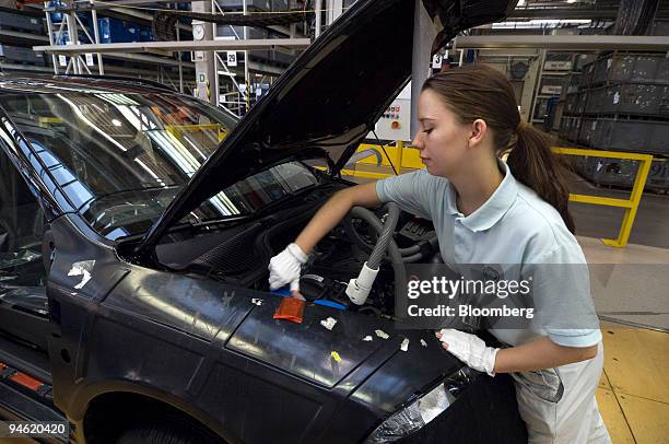 Skoda cars on the assembly line at the Skoda plant in Mlada Boleslav, Czech Republic, Thursday, October 19, 2006.