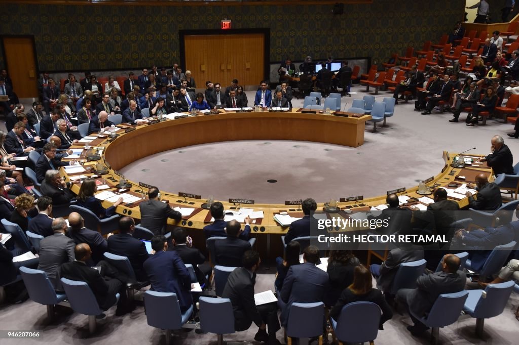 TOPSHOT-UN-US-SYRIA-DIPLOMACY-CONFLICT-STRIKES