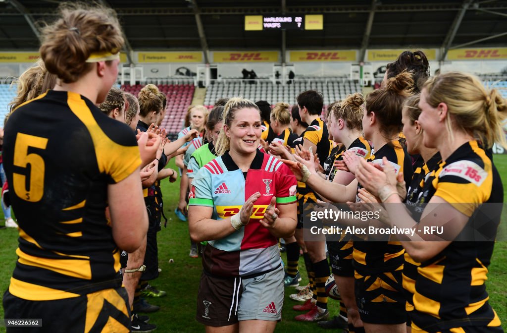 Harlequins Ladies v Wasps FC Ladies - Tyrrells Premier 15s Semi Final 2nd Leg