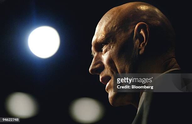 Peter Garrett, shadow minister of climate change for the Australian House of Representatives and member of the Labor Party, speaks at the Australian...