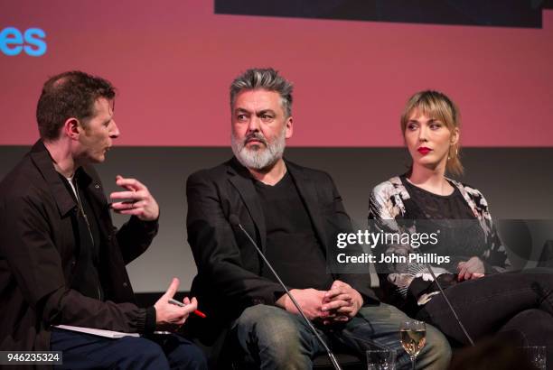 Jez Butterworth and Paris Lees during the Working Class Heroes event, a series of discussions and screenings looking at what it means to be working...