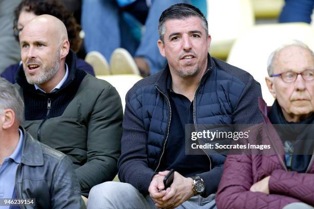 Roy Makaay during the Dutch Eredivisie match between Vitesse v Sparta at the GelreDome on April 14, 2018 in Arnhem Netherlands