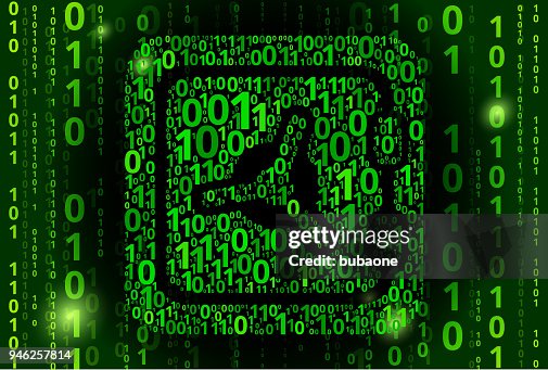 Safe Binary Code Vector Pattern Background Safe Binary Code Vector Pattern Background