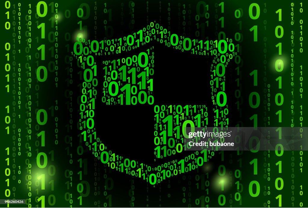 Code Shield Shield Binary Code Vector Pattern Background High-Res Vector Graphic ...