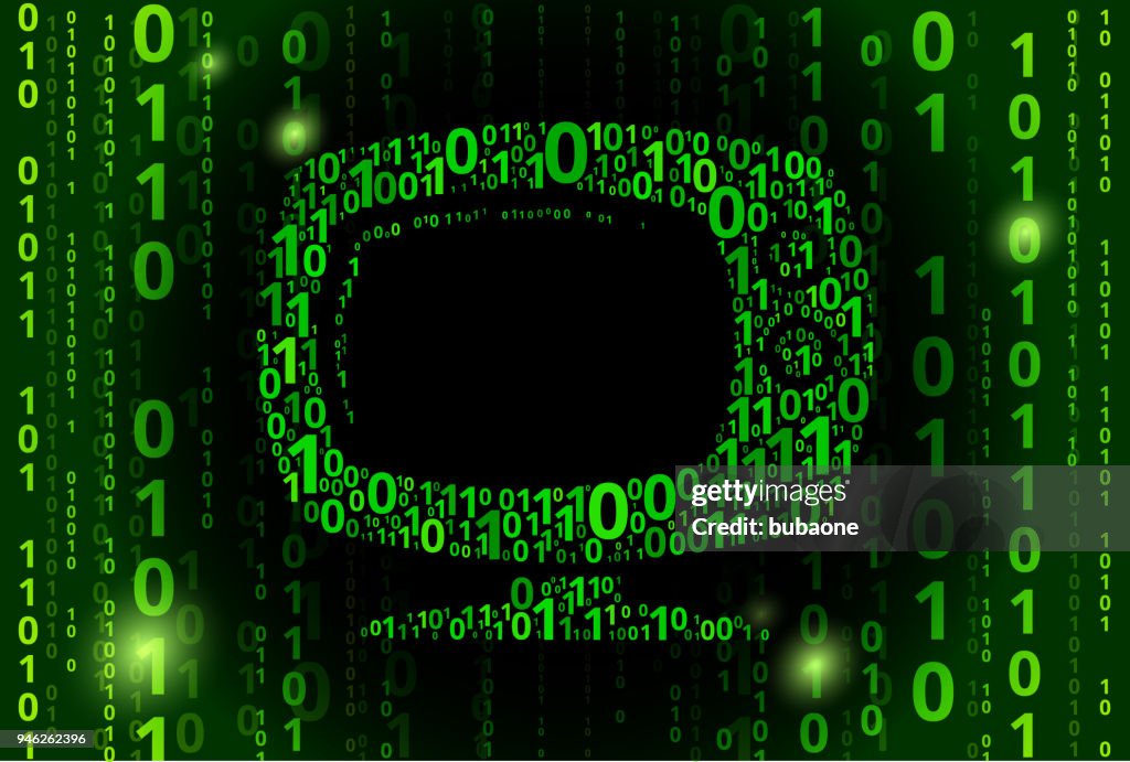 Television Binary Code Vector Pattern Background High-Res Vector ...