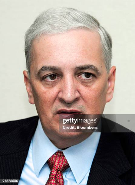 David Nardone, president and chief executive officer of Hemaraj Land Development Pcl, speaks during an interview at the company's headquarters in...