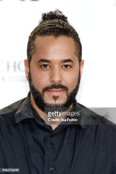 German singer Adel Tawil arrives for the Echo Award at Messe Berlin on April 12, 2018 in Berlin, Germany.