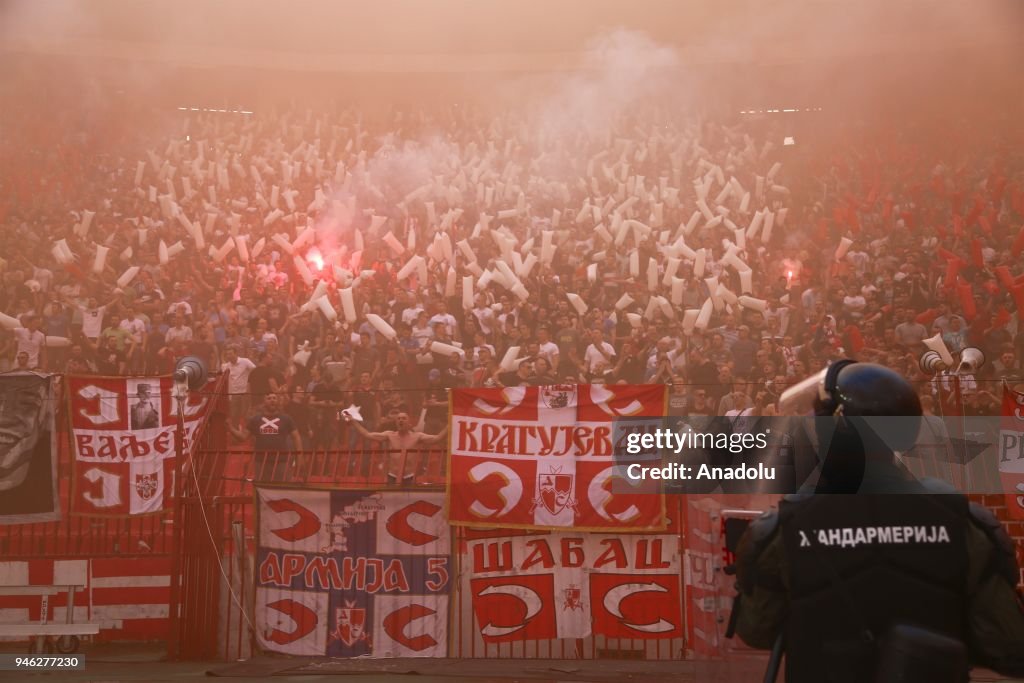 FK Crvena Zvezda v FK Partizan - Serbian Super League Play Off match