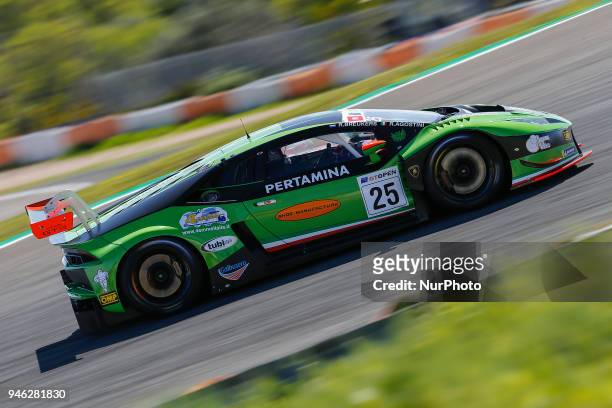 Lamborghini Huracan GT3 of Imperiale Racing driven by Riccardo Agostini and Rik Breukers during free practice of International GT Open, at the...