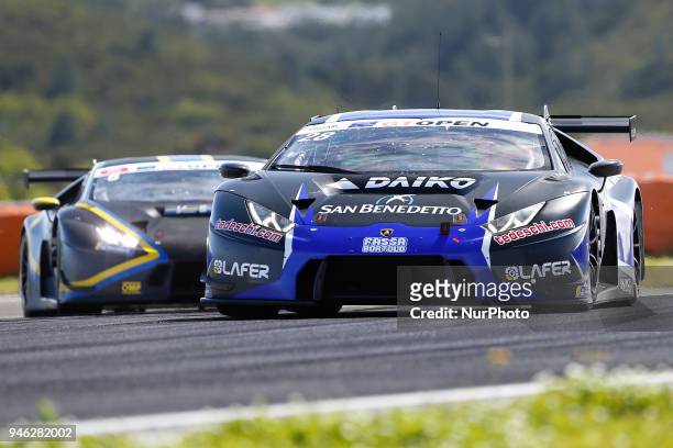 Lamborghini Huracan GT3 of Daiko Lazarus Racing driven by Toby Sowery and Giuseppe Cipriani during free practice of International GT Open, at the...