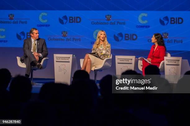 President and CEO of the Overseas Private Investment Corporation Ray W. Washburne; US Presidential Advisor Ivanka Trump, and US Assistant Secretary...