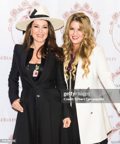 Personality Lisa Vanderpump and daughter Pandora Vanderpump Sabo pose during the bottle signing of Vanderpump Rose at the Fine Wine & Good Spirits...