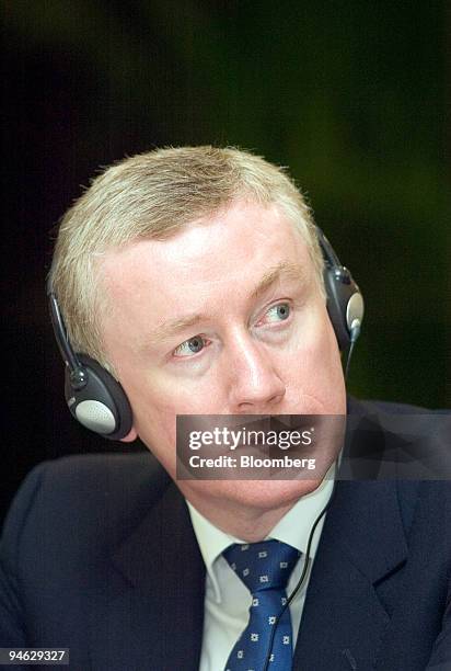 Fred Goodwin, former chief executive officer of Royal Bank of Scotland Group Plc looks on during the Bank of China's annual general meeting, in...