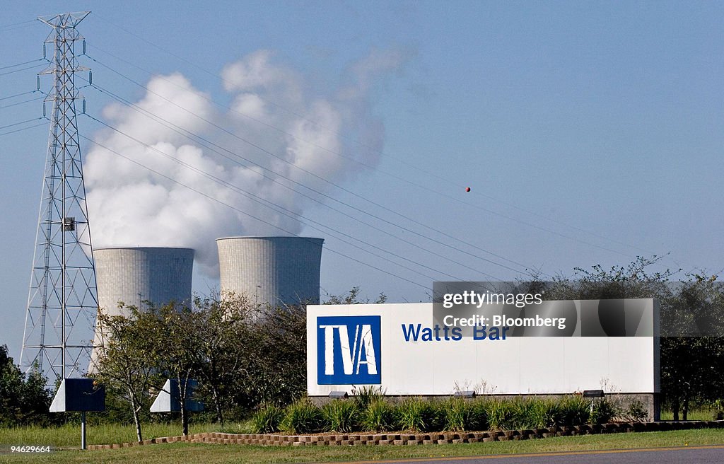 The entrance to Watts Bar Nuclear Plant in Watts Bar, Tennes