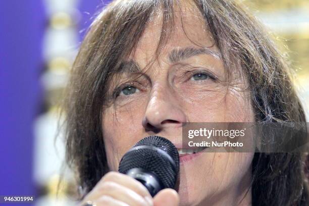 Gianna Nannini performs live with &quot;Fenomenale Tour&quot; on 14 Aprile, 2018 at PalaAlpitour in Turin, Italy.