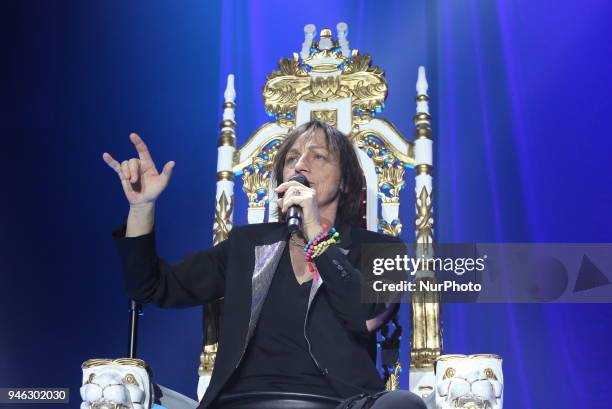 Gianna Nannini performs live with &quot;Fenomenale Tour&quot; on 14 Aprile, 2018 at PalaAlpitour in Turin, Italy.