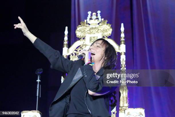 Gianna Nannini performs live with &quot;Fenomenale Tour&quot; on 14 Aprile, 2018 at PalaAlpitour in Turin, Italy.