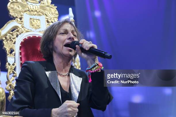 Gianna Nannini performs live with &quot;Fenomenale Tour&quot; on 14 Aprile, 2018 at PalaAlpitour in Turin, Italy.