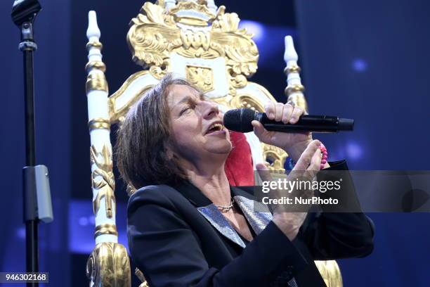 Gianna Nannini performs live with &quot;Fenomenale Tour&quot; on 14 Aprile, 2018 at PalaAlpitour in Turin, Italy.