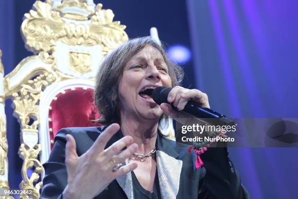 Gianna Nannini performs live with &quot;Fenomenale Tour&quot; on 14 Aprile, 2018 at PalaAlpitour in Turin, Italy.