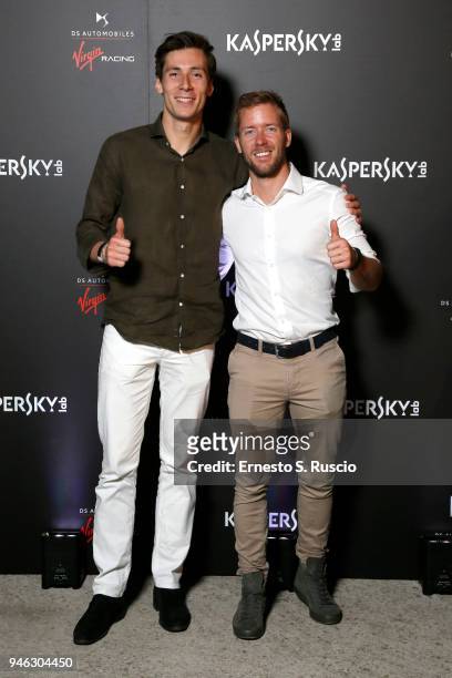 Alex Lynn and Sam Bird attend Racing Goes Green, an event organized by Kaspersky Lab, Official Sponsor of DS Virgin Racing Team, to celebrate the...