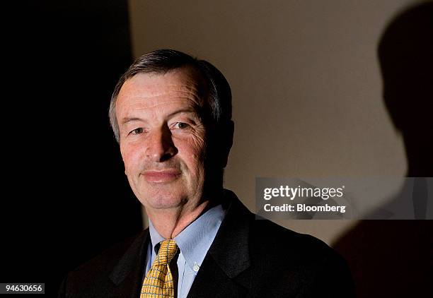 Mike Eskew, chief executive officer of United Parcel Service, poses for a portrait before a meeting Feb. 22, 2007 in Washington, DC. Commerce...