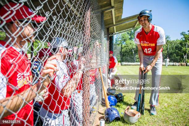 Rep. Beto O'Rourke participates in a fundraiser baseball game on April 14, 2018 in Austin, Texas. O'Rourke is an El Paso Democrat looking to unseat...